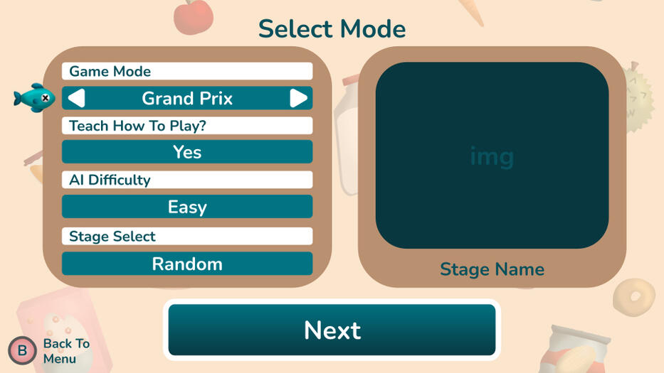 Old Stage Select (My Wireframe)