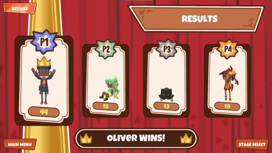 Final Results Display